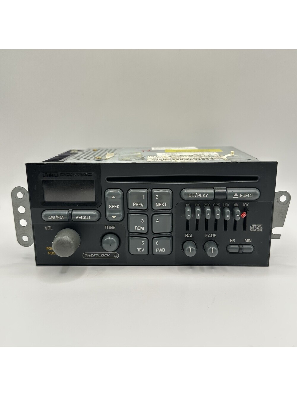 OEM GM PONTIAC AM FM CD RADIO 16214552